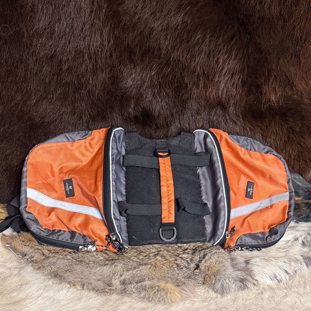 Orange and Gray saddlebags (4500)